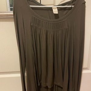 Free people long sleeve in green